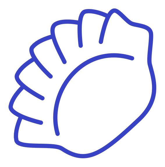 Gyoza illustration